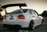 e90 bmw with gt wing stance